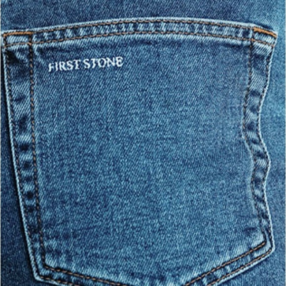 Maje first stone denim eco wash capsule high waist straight jean - Picture 3 of 12